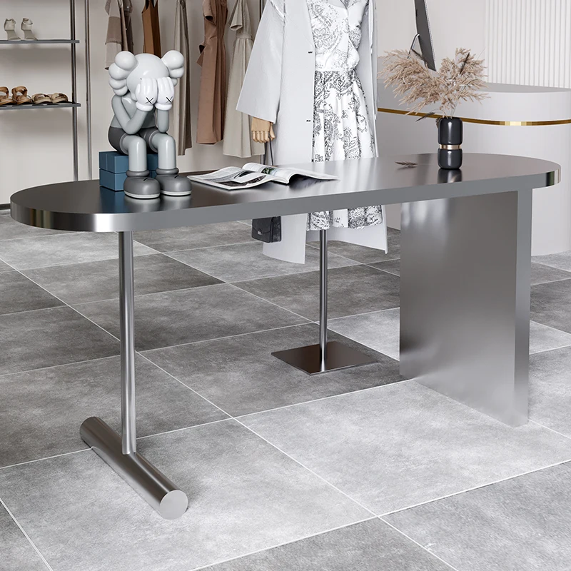 Clothing store, shoes and bags display table, women's clothing store, stainless steel Nakajima Taiwan water table, display table
Clothing store, shoes and bags display table, women's clothing store, stainless steel Nakajima Taiwan water table, display table