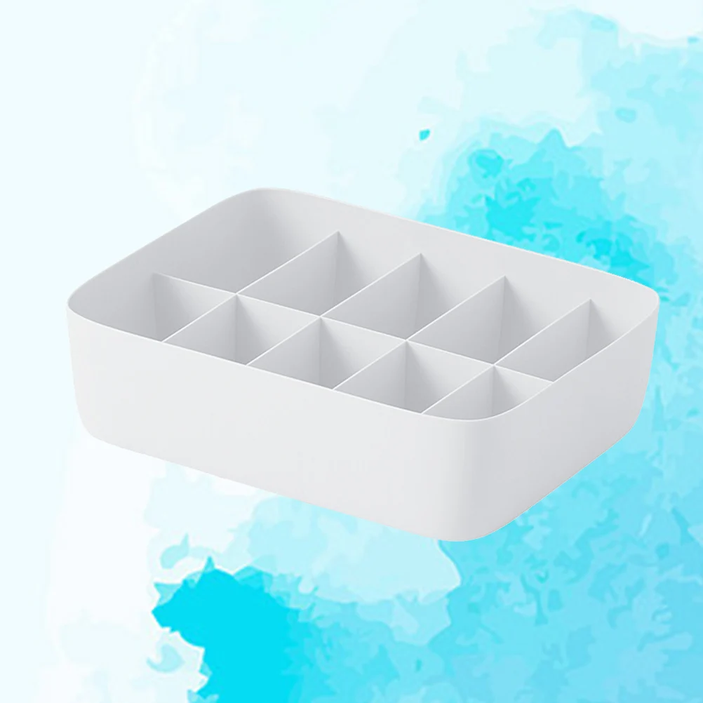 Underwear Storage Box Plastic Storage Basket Stackable Storage Container with 10-Compartment Divider for Bra Panties Socks(White
Underwear Storage Box Plastic Storage Basket Stackable Storage Container with 10-Compartment Divider for Bra Panties Socks(White
