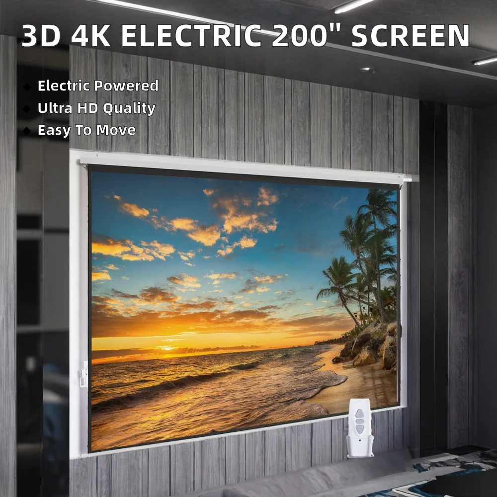 New 135 Inch ALR Ultra HD 3D Ready Fixed Projector Screen 16:9 Long/Standard Throw for 4K Projector
New 135 Inch ALR Ultra HD 3D Ready Fixed Projector Screen 16:9 Long/Standard Throw for 4K Projector