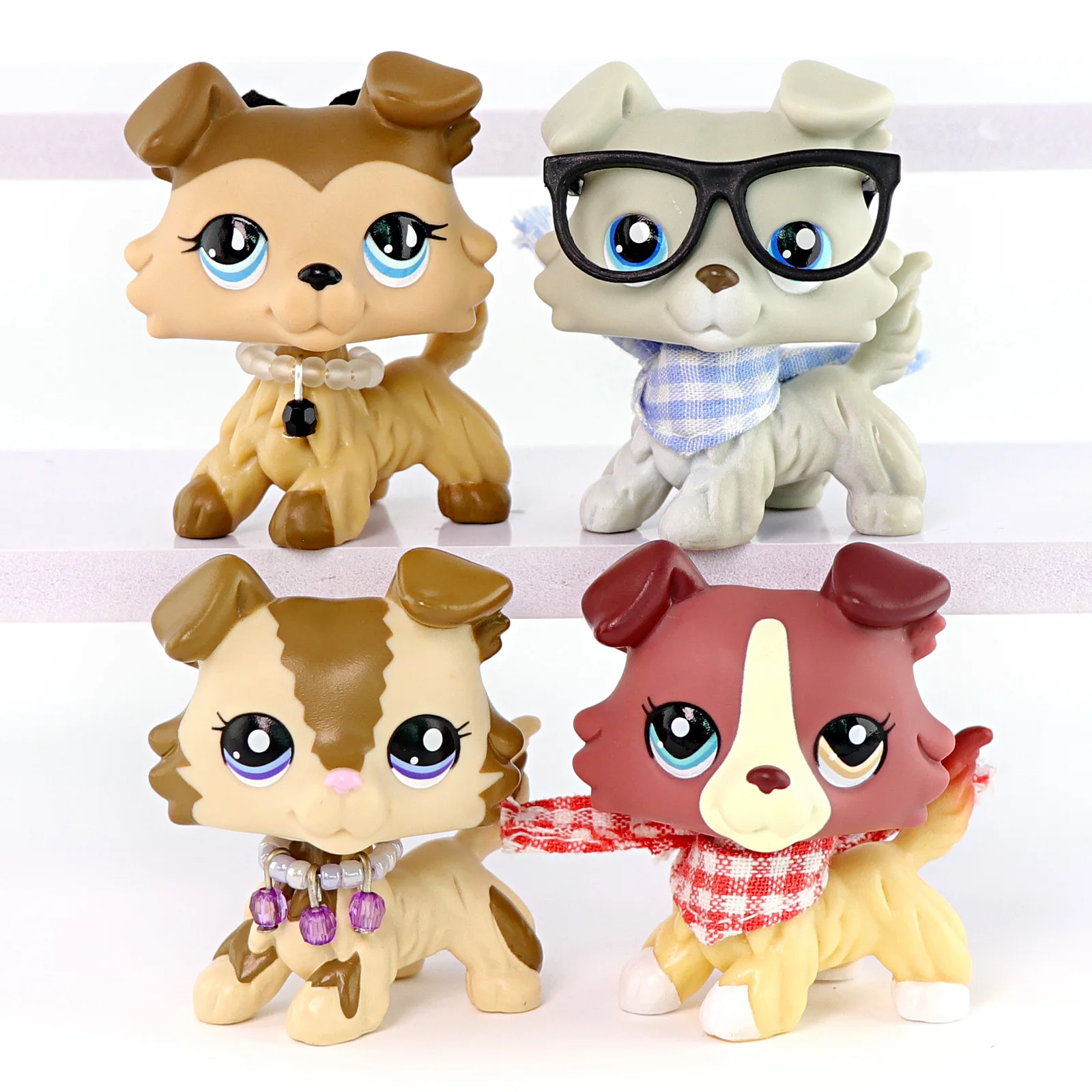 4 pcs Minilpsshop Shop Set Collie #893 #363 #1262 #2210 Cute Big Eyed Miniature Animal Bobble Head Toys Collected for lps
4 pcs Minilpsshop Shop Set Collie #893 #363 #1262 #2210 Cute Big Eyed Miniature Animal Bobble Head Toys Collected for lps