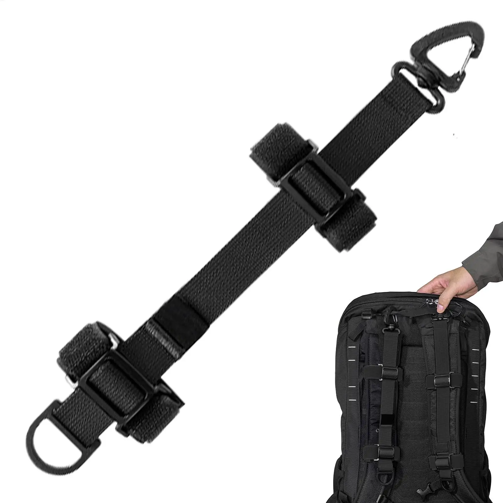 Outdoor Backpack Extension Strap Adjustable Length Attachment Belt Backpack Straps for Hiking Camping Travel Mountaineering Tool
Outdoor Backpack Extension Strap Adjustable Length Attachment Belt Backpack Straps for Hiking Camping Travel Mountaineering Tool