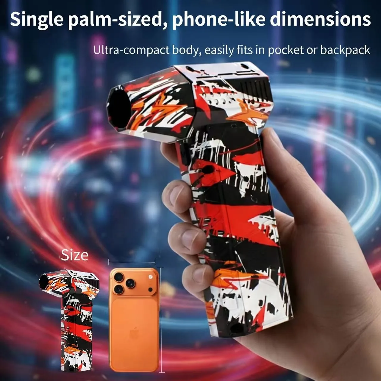 L6 Мощный вентилятор Мощный фен Пылесос Type-C Перезаряжаемый сильный ветер 53 м/с Турбоструйный фен
L6 Мощный вентилятор Мощный фен Пылесос Type-C Перезаряжаемый сильный ветер 53 м/с Турбоструйный фен