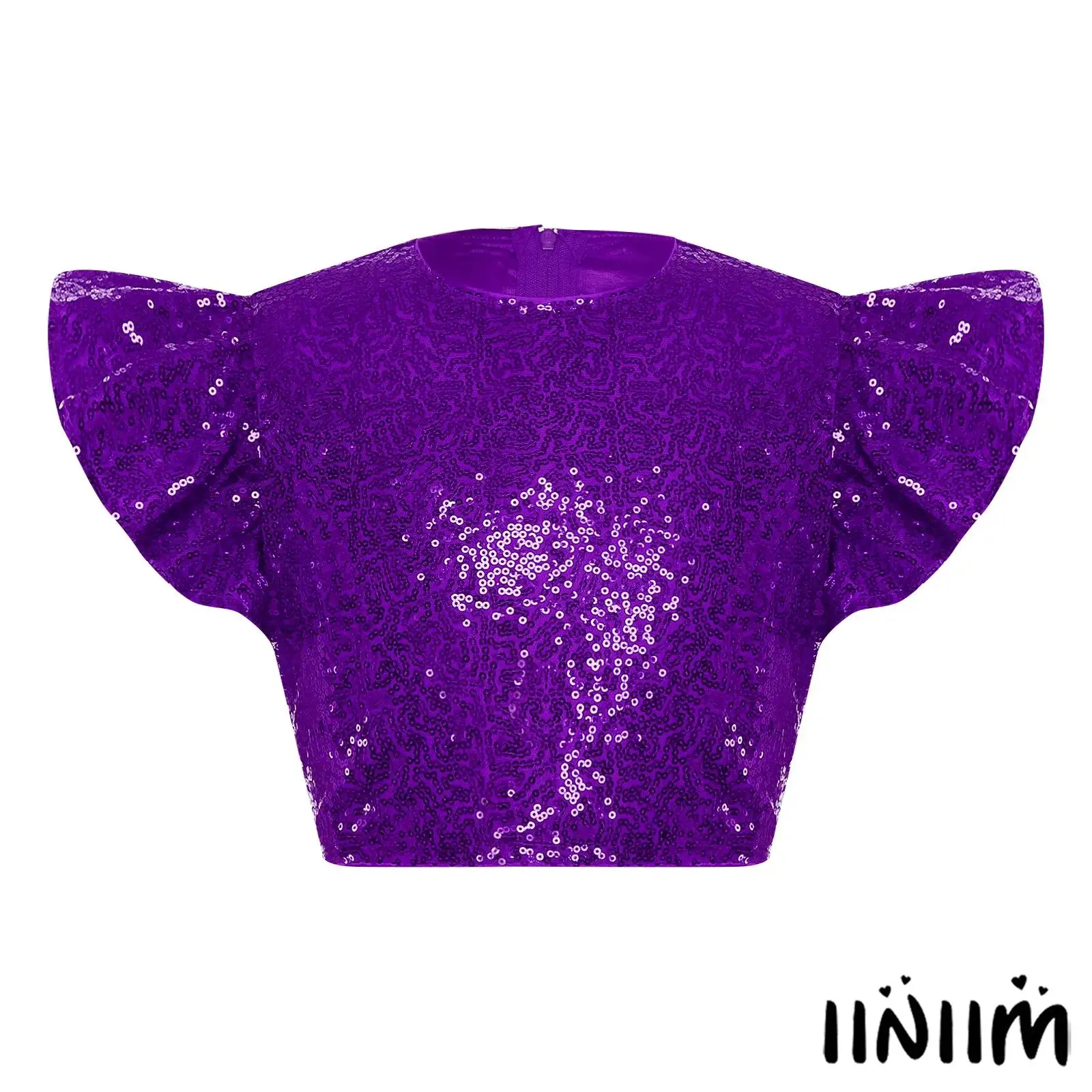 Kids Girls Jazz Dance Party Performance Costume Glittery Sequins Back Hidden Zipper Blouse Top for Stage Disco Street Dance Wear
Kids Girls Jazz Dance Party Performance Costume Glittery Sequins Back Hidden Zipper Blouse Top for Stage Disco Street Dance Wear