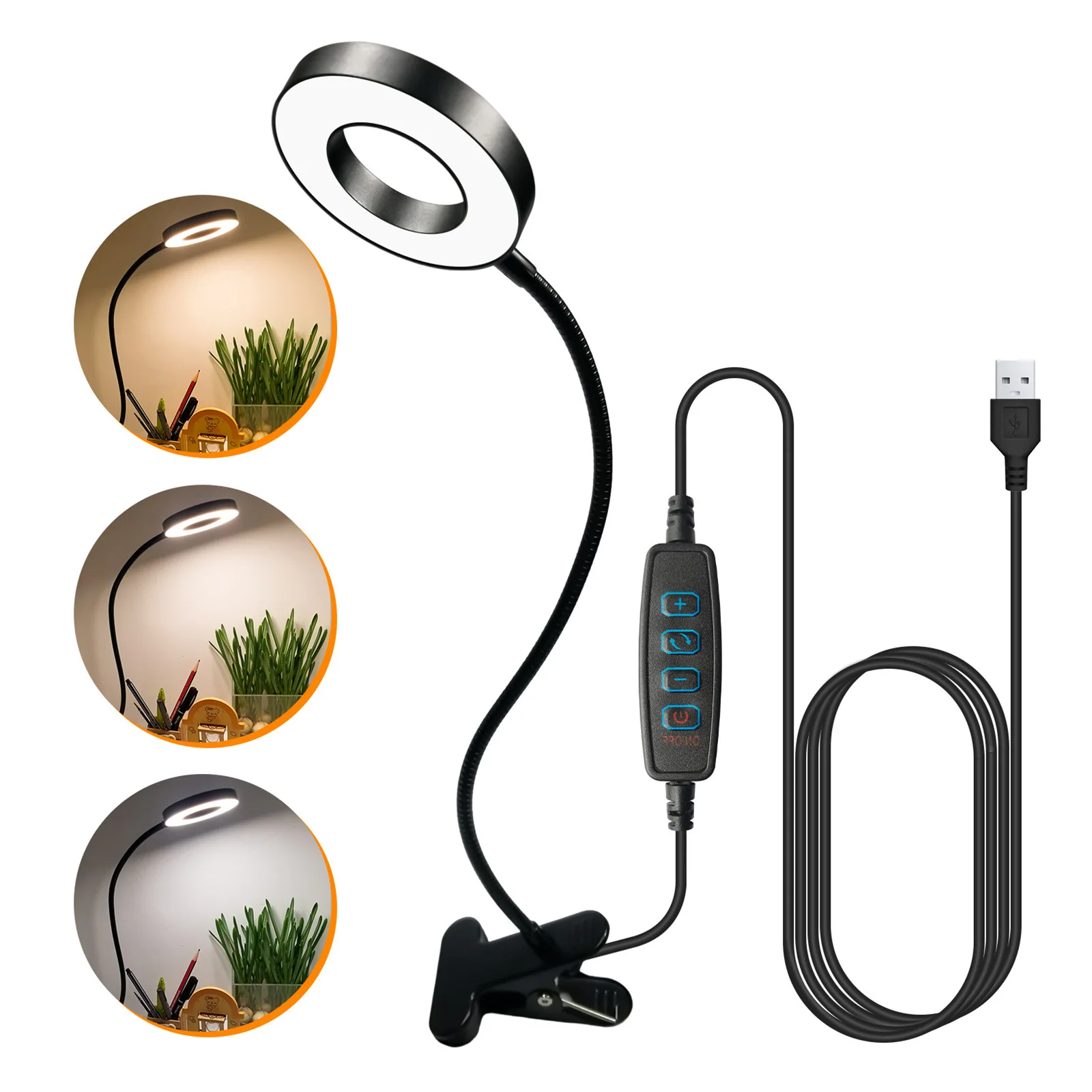 LED Live Fill Light Beauty Nail Lamp Reading Light with Clamp 3 Color&10 Brightness Desk Flexible Gooseneck Kids Night Light
LED Live Fill Light Beauty Nail Lamp Reading Light with Clamp 3 Color&10 Brightness Desk Flexible Gooseneck Kids Night Light