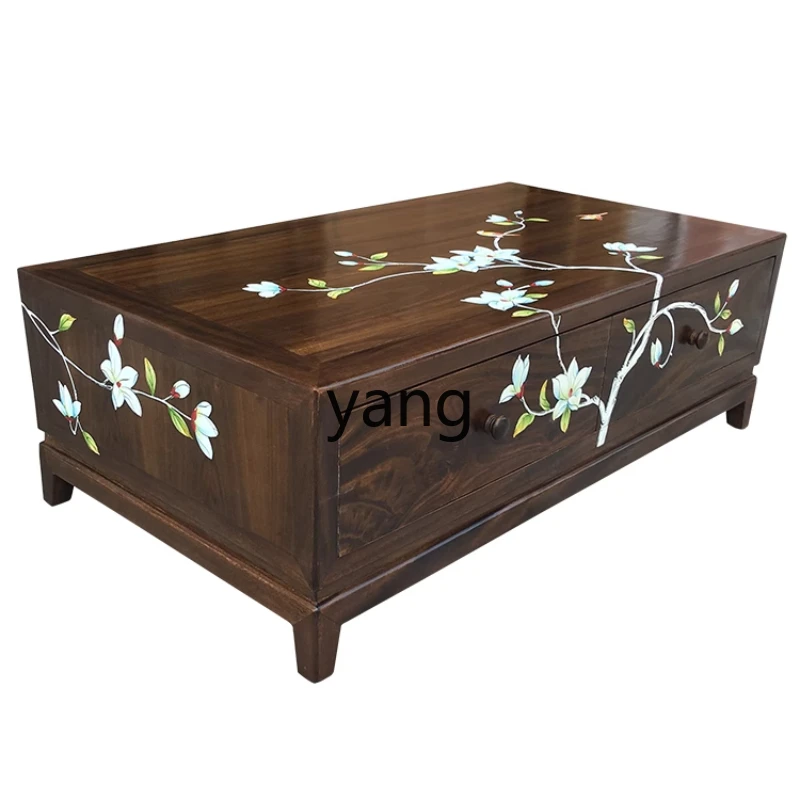 LH rectangular solid wood coffee table retro painted storage living room sofa table floor cabinet
LH rectangular solid wood coffee table retro painted storage living room sofa table floor cabinet