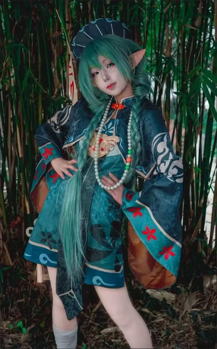 Cosplay MIKU Little Zombie Cos Female Outfit with Dark Patterns Full Set Anime Wig Set
Cosplay MIKU Little Zombie Cos Female Outfit with Dark Patterns Full Set Anime Wig Set