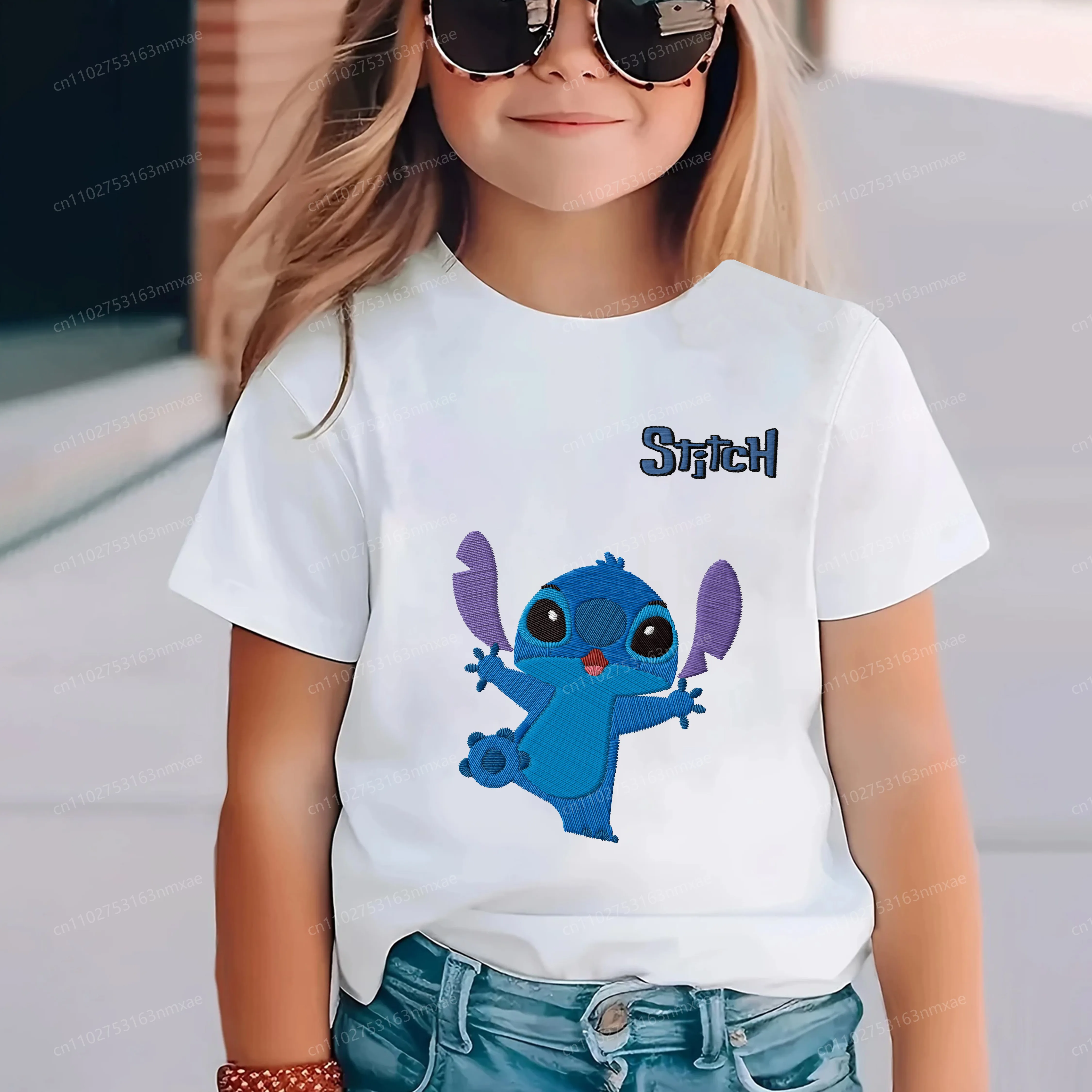 2025 Kids Clothes Stitch Embroidery Children Summer Has a Tactile Sensation Girls' Top Girl Texture Disney T-shirt 3D Printing
2025 Kids Clothes Stitch Embroidery Children Summer Has a Tactile Sensation Girls' Top Girl Texture Disney T-shirt 3D Printing