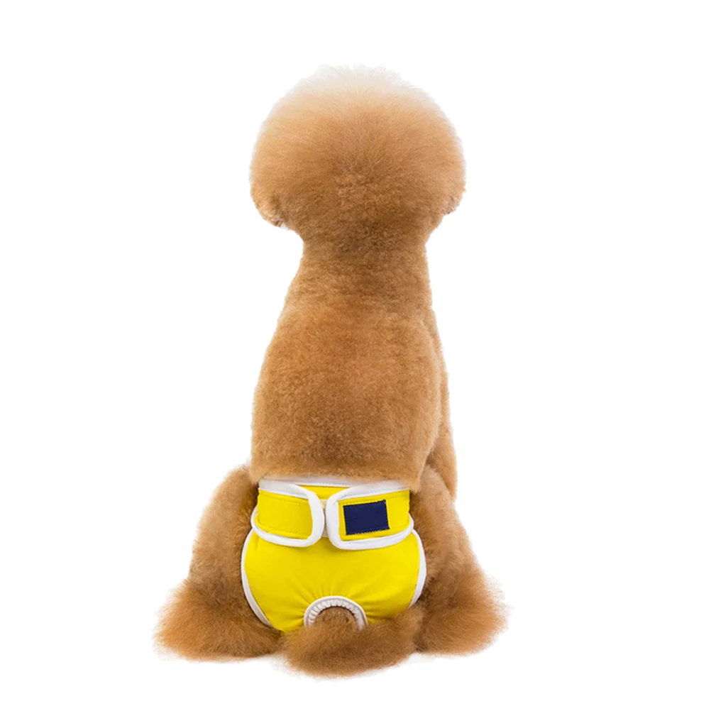 Cotton Pet Sanitary Pants Dog Menstruation Pants Comfortable Yellow 2xl Absorption Permeability Protect Carpets
Cotton Pet Sanitary Pants Dog Menstruation Pants Comfortable Yellow 2xl Absorption Permeability Protect Carpets