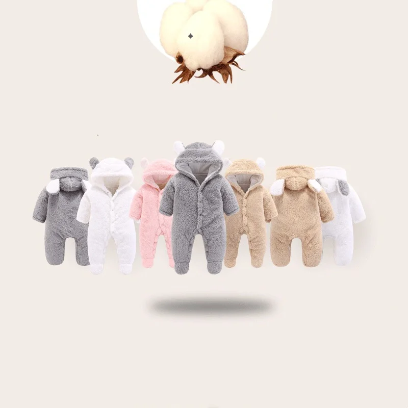 Footed Newborn Baby Rompers Fall Winter Warm Coral Fleece Baby Climbing Suit Infant Hoodie Kids Sleepwear Overall Baby Jumpsuits
Footed Newborn Baby Rompers Fall Winter Warm Coral Fleece Baby Climbing Suit Infant Hoodie Kids Sleepwear Overall Baby Jumpsuits