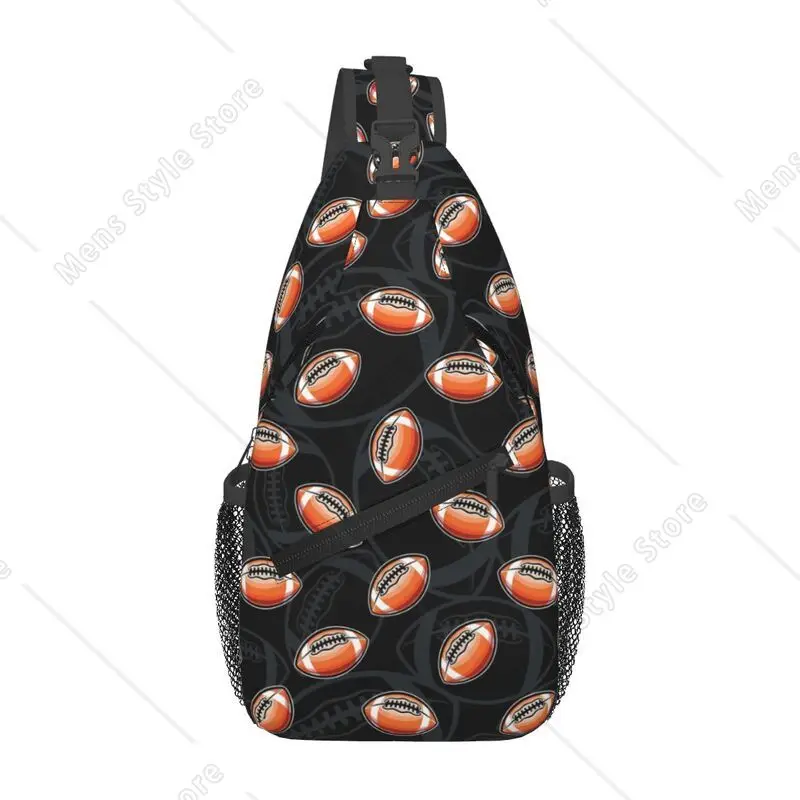 Custom American Football Rugby Sling Crossbody Chest Bag Men Cool Shoulder Backpack for Hiking
Custom American Football Rugby Sling Crossbody Chest Bag Men Cool Shoulder Backpack for Hiking