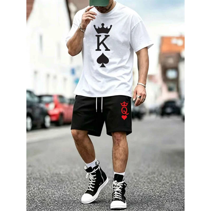 Men's T-Shirt Shorts Mesh Set Fashion K Print Trend 2-Piece Outfit Summer Streetwear EU Size Available Breathable Home Sets
Men's T-Shirt Shorts Mesh Set Fashion K Print Trend 2-Piece Outfit Summer Streetwear EU Size Available Breathable Home Sets