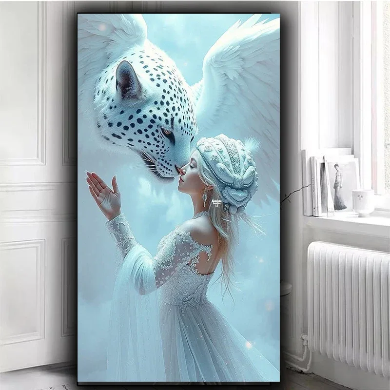 Diy Diamond Painting Wings Snow Leopard Kiss Queen Jewelry cross stitch Full Diamond Art Crystal Mosaic Portrait Home Decor
Diy Diamond Painting Wings Snow Leopard Kiss Queen Jewelry cross stitch Full Diamond Art Crystal Mosaic Portrait Home Decor