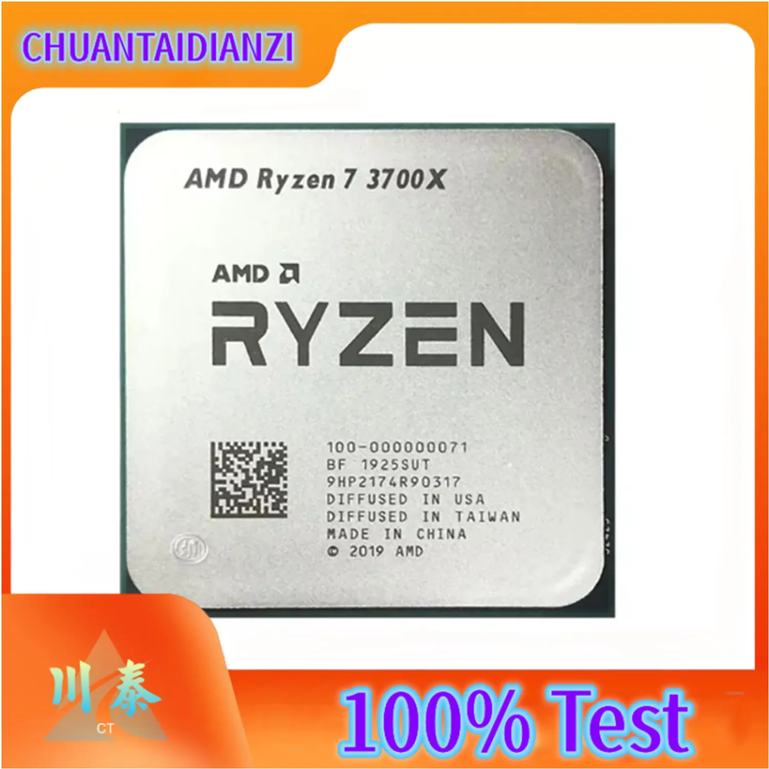 AMD Used Ryzen 7 3700X R7 3700X 3.6 GHz 65W 7NM L3=32M 100-000000071 Socket AM4
AMD Used Ryzen 7 3700X R7 3700X 3.6 GHz 65W 7NM L3=32M 100-000000071 Socket AM4
