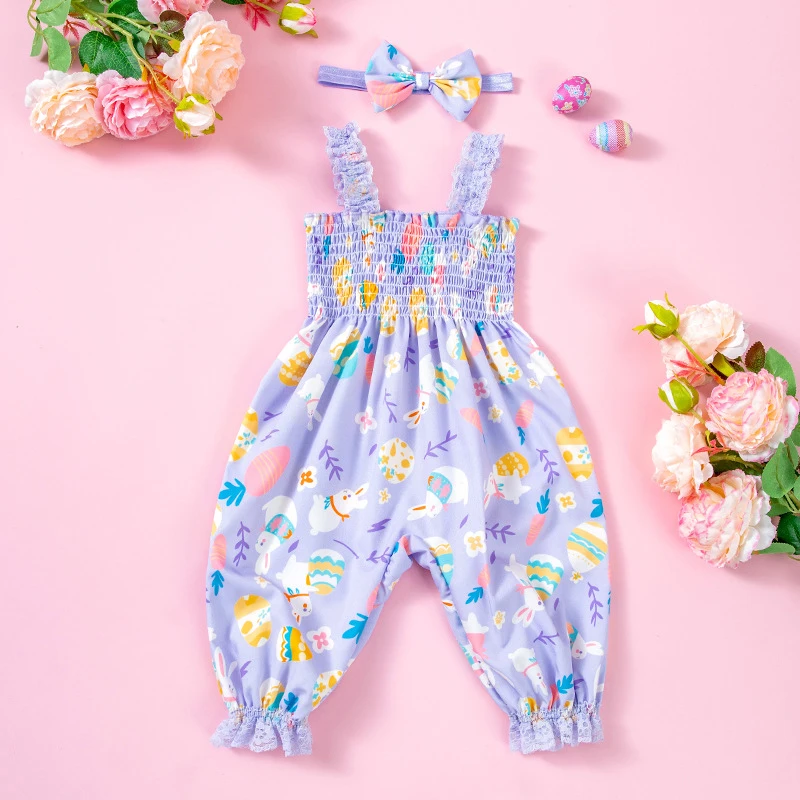 Baby Girl 2Pcs Summer Rompers Outfits Sleeveless Square Neck Harem Strap Jumpsuit with Headband Set Kids Overalls Clothes
Baby Girl 2Pcs Summer Rompers Outfits Sleeveless Square Neck Harem Strap Jumpsuit with Headband Set Kids Overalls Clothes