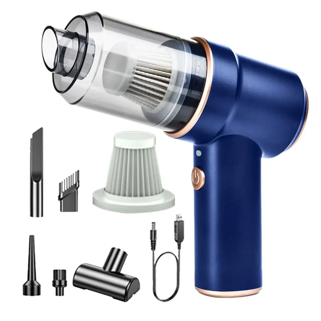Handheld Car Vacuum Cleaner Cordless Dust Collector 7x6inch 8000PA Suction Power for Cleaning Desks, Keyboards, Bookshelves
Handheld Car Vacuum Cleaner Cordless Dust Collector 7x6inch 8000PA Suction Power for Cleaning Desks, Keyboards, Bookshelves