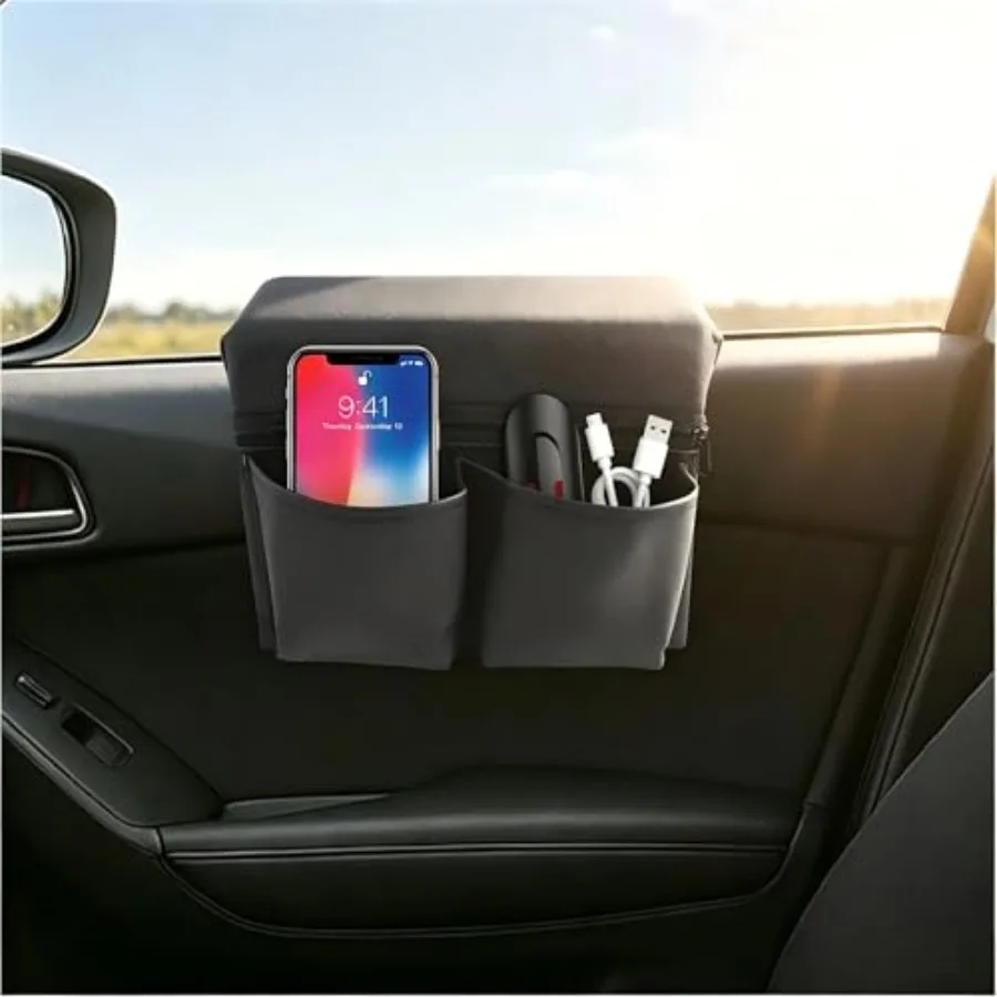 Car Armrest Storage Box for Window, Multi-functional Car Window Armrest Organizer with Storage Pocket for Phone/Tissue/Key, Uni
Car Armrest Storage Box for Window, Multi-functional Car Window Armrest Organizer with Storage Pocket for Phone/Tissue/Key, Uni