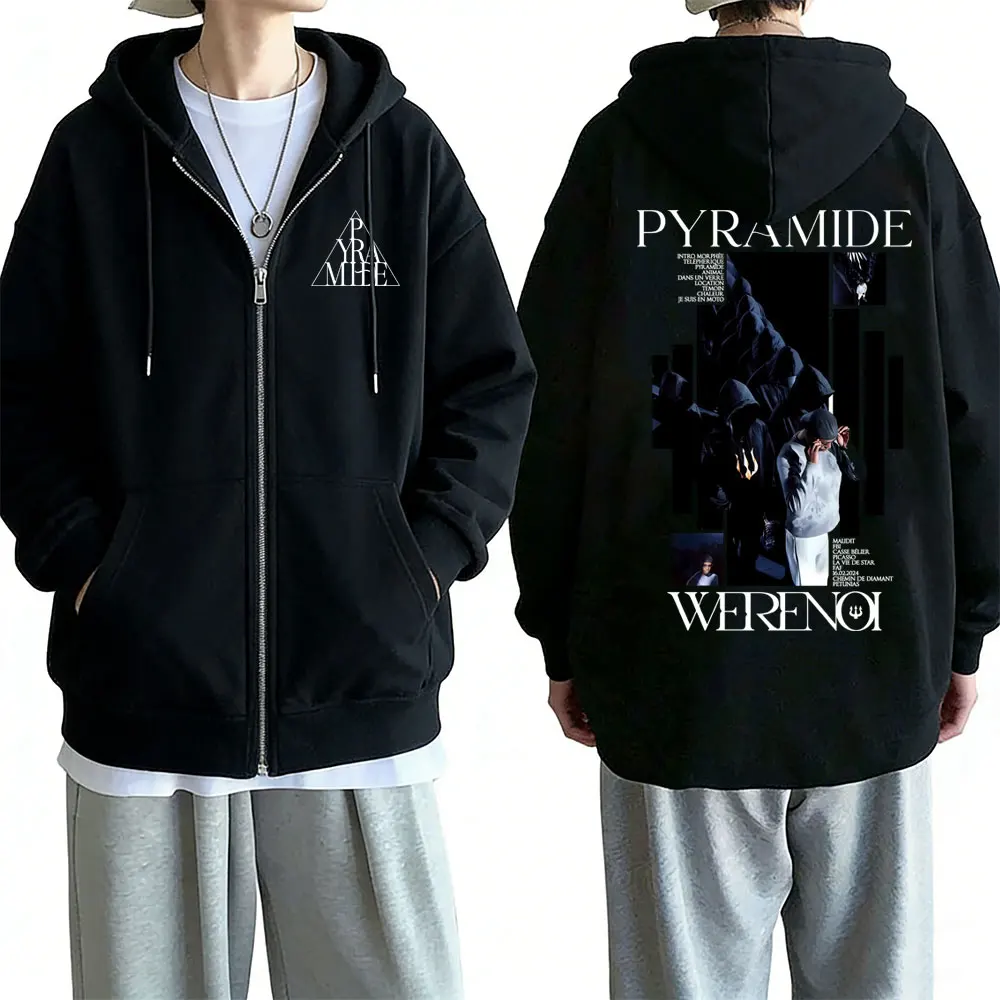 Rapper WeRenoi Pyramide Album Merch 2026 Zipper Hoodie Men Women Hip Hop Fashion Pop Music Zip Up Jacket Oversized Streetwear
Rapper WeRenoi Pyramide Album Merch 2026 Zipper Hoodie Men Women Hip Hop Fashion Pop Music Zip Up Jacket Oversized Streetwear