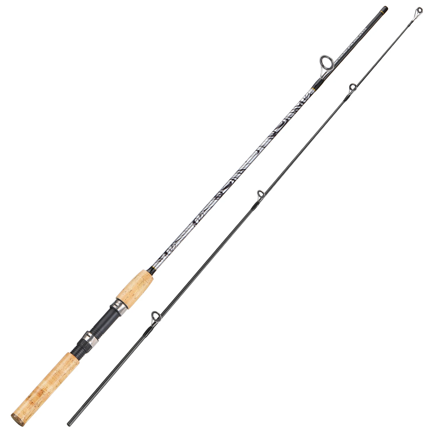 Sougayilang 2-Section Fishing Rod Medium Power Cork Handle Steel Guides Travel-Friendly Great Gift for Holidays Father's Day
Sougayilang 2-Section Fishing Rod Medium Power Cork Handle Steel Guides Travel-Friendly Great Gift for Holidays Father's Day