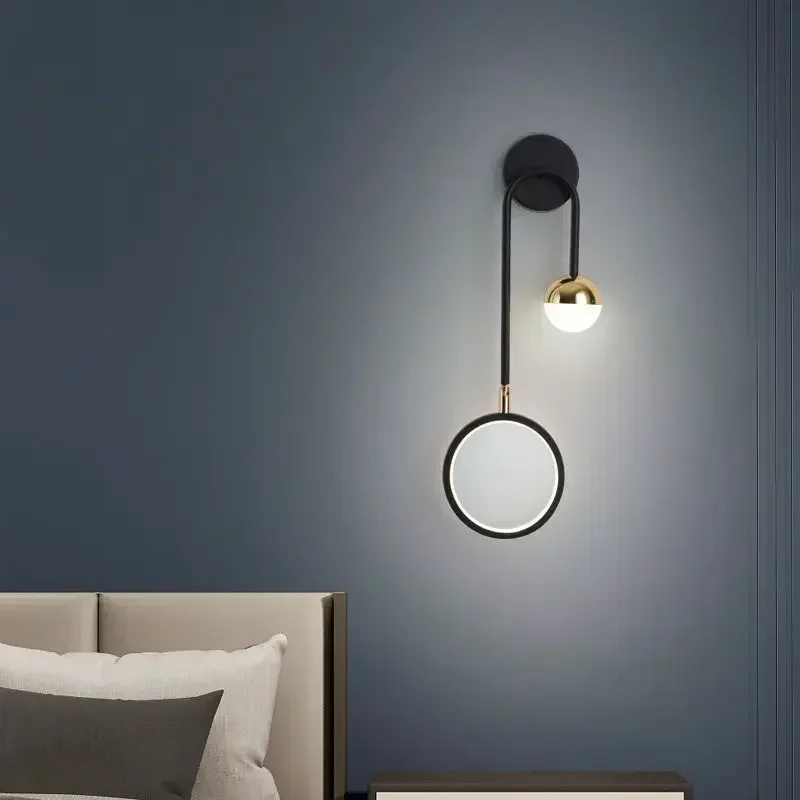 Modern Bedroom Bedside Wall Light Lamp Glass Ball LED Gold Home Decor Living Room Corridor Interior Lighting Sconce Luminaire
Modern Bedroom Bedside Wall Light Lamp Glass Ball LED Gold Home Decor Living Room Corridor Interior Lighting Sconce Luminaire