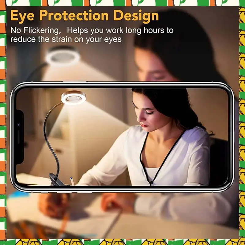 1 Piece 48 LED Desk Lamp Clip With 5X Magnifying Glass Light 360° Adjustable 3 Modes LED Desk Light For Bed Desk Work Crafts
1 Piece 48 LED Desk Lamp Clip With 5X Magnifying Glass Light 360° Adjustable 3 Modes LED Desk Light For Bed Desk Work Crafts