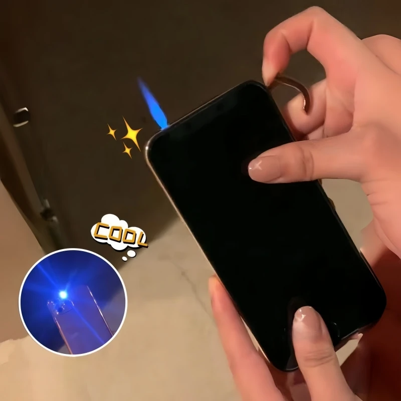 Personalized and Creative Mobile Phone Design with Lighting Portable Windproof Straight Flame Lighter Men's Smoking Gift
Personalized and Creative Mobile Phone Design with Lighting Portable Windproof Straight Flame Lighter Men's Smoking Gift