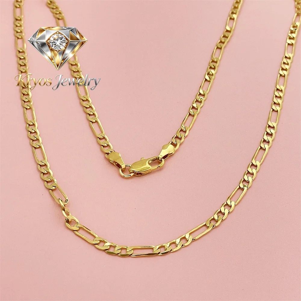 Kryos Jewelry High-quality AU999 gold necklace 24K gold 4MM three to one male and female universal geometric chain
Kryos Jewelry High-quality AU999 gold necklace 24K gold 4MM three to one male and female universal geometric chain