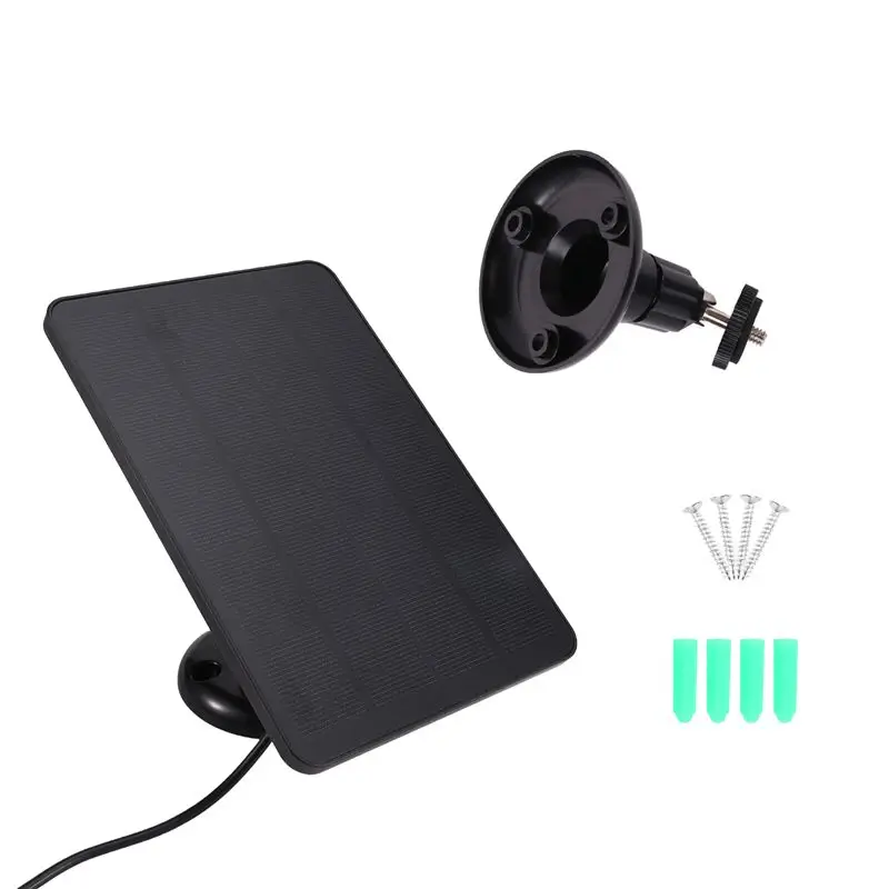 Waterproof 4W Solar Panel For Home Security Camera Solar Cells Powered Type C-A86G
Waterproof 4W Solar Panel For Home Security Camera Solar Cells Powered Type C-A86G