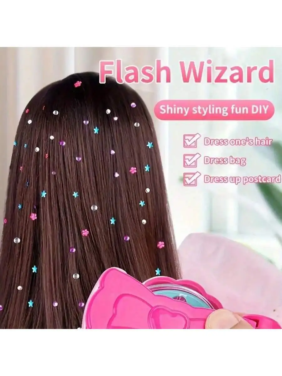 Hair Jewels Stamper DIY Set, Radiance Collection With Glam Styling Tool - Glitter Anything, Girls Toy Gift
Hair Jewels Stamper DIY Set, Radiance Collection With Glam Styling Tool - Glitter Anything, Girls Toy Gift