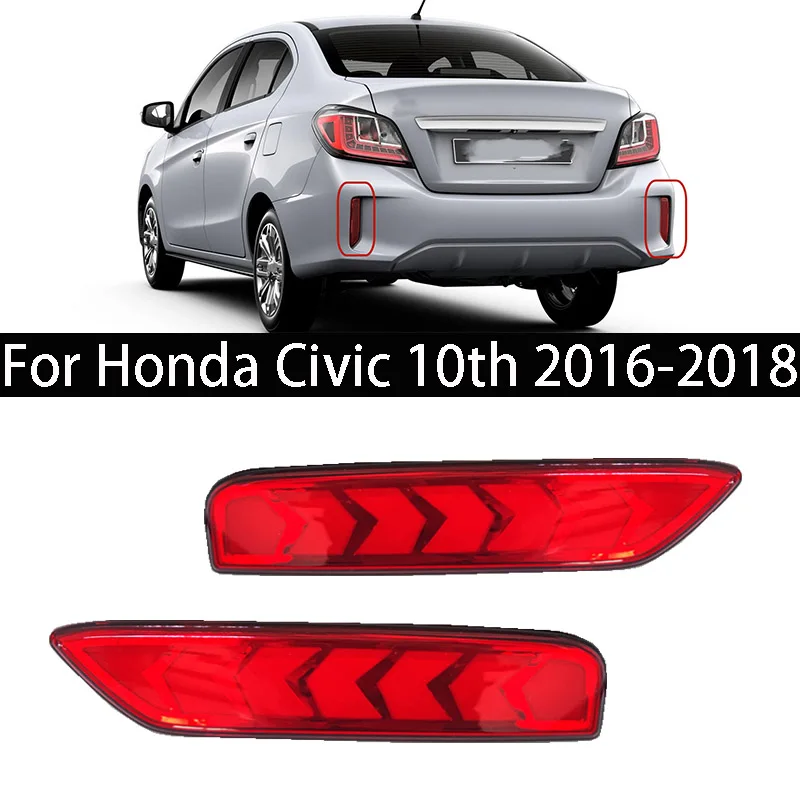 For Mitsubishi Mirage 2020 2021& Xpander 2022 2023 Rear Bumper Reflector Lights Brake Light Dynamic Turn Signal Lamps 12V
For Mitsubishi Mirage 2020 2021& Xpander 2022 2023 Rear Bumper Reflector Lights Brake Light Dynamic Turn Signal Lamps 12V