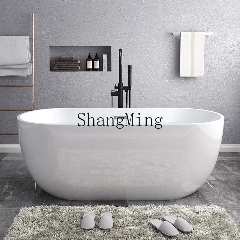 HJ acrylic thin-edged bathtub seamless integrated household adult thermal insulation freestanding bathtub
HJ acrylic thin-edged bathtub seamless integrated household adult thermal insulation freestanding bathtub