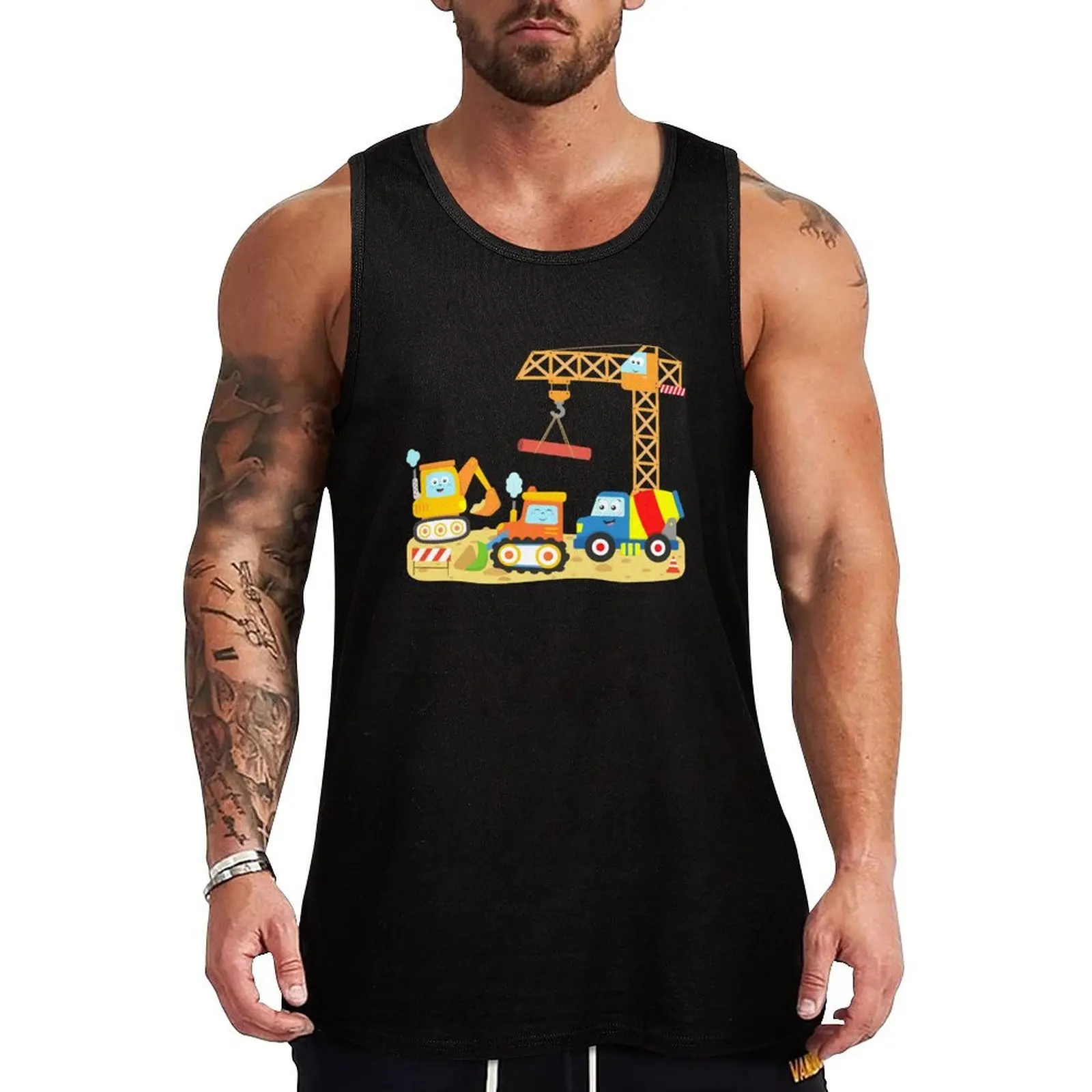 Construction Site Toddlers Kids Crane Bulldozer Digger Cement Truck Tank Top Heavy Duty Tank Top Work Outdoor Sleeveless Shirt
Construction Site Toddlers Kids Crane Bulldozer Digger Cement Truck Tank Top Heavy Duty Tank Top Work Outdoor Sleeveless Shirt