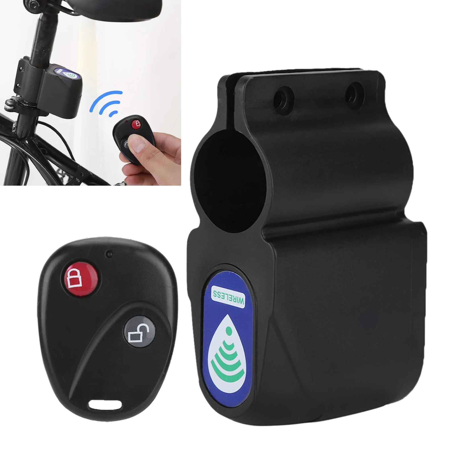 Cycling Security Lock Bike Lock Anti Theft Bike Lock Cycling Security Lock Wireless Remote Control Alarm
Cycling Security Lock Bike Lock Anti Theft Bike Lock Cycling Security Lock Wireless Remote Control Alarm