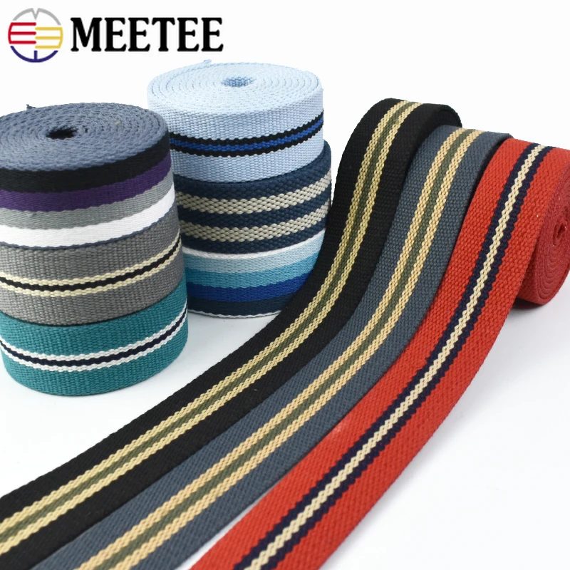 2Meter Meetee 38mm Canvas Webbing Striped Ribbon Band Sewing Bag Belt Shoulder Strap Garment Clothes Decorative Tape Accessories
2Meter Meetee 38mm Canvas Webbing Striped Ribbon Band Sewing Bag Belt Shoulder Strap Garment Clothes Decorative Tape Accessories