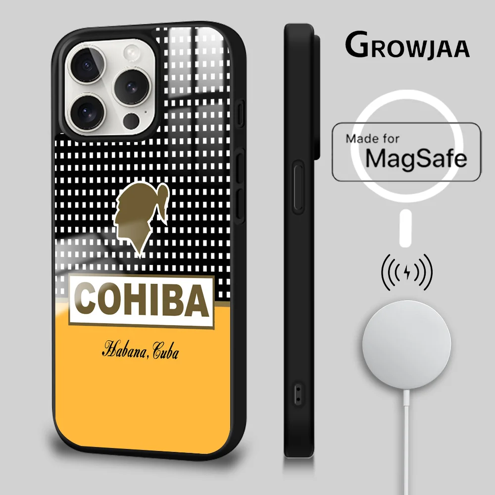 C-CohibaS Luxury Phone Case For iPhone 16 15 14 13 12 11 Pro Max Plus Mini Magsafe Mirror Wireless Magnetic Cover
C-CohibaS Luxury Phone Case For iPhone 16 15 14 13 12 11 Pro Max Plus Mini Magsafe Mirror Wireless Magnetic Cover
