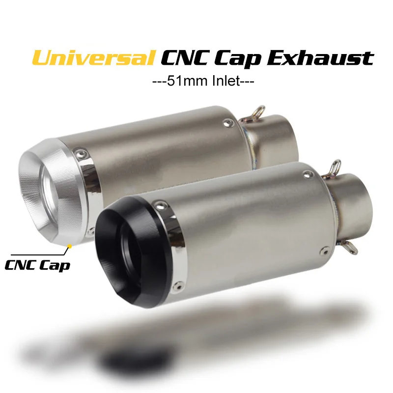51mm Motorcycle Exhaust Pipe for Kawasaki ER6N Z800 Z900 ZX10R R1 R6 CB650F CB1000R PCX125 Universal Escape Moto Slip-on Muffler
51mm Motorcycle Exhaust Pipe for Kawasaki ER6N Z800 Z900 ZX10R R1 R6 CB650F CB1000R PCX125 Universal Escape Moto Slip-on Muffler