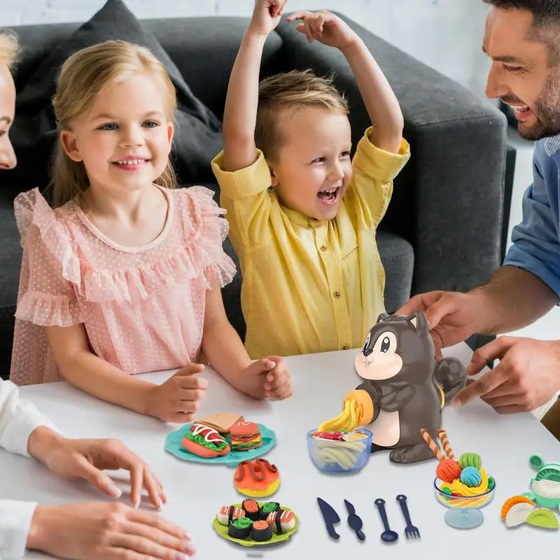 Noodle Machine Toy Set Children's Playdough Noodle Machine Kit Kitchen Playdough Clay Toy With Rich Accessories For Birthday
Noodle Machine Toy Set Children's Playdough Noodle Machine Kit Kitchen Playdough Clay Toy With Rich Accessories For Birthday
