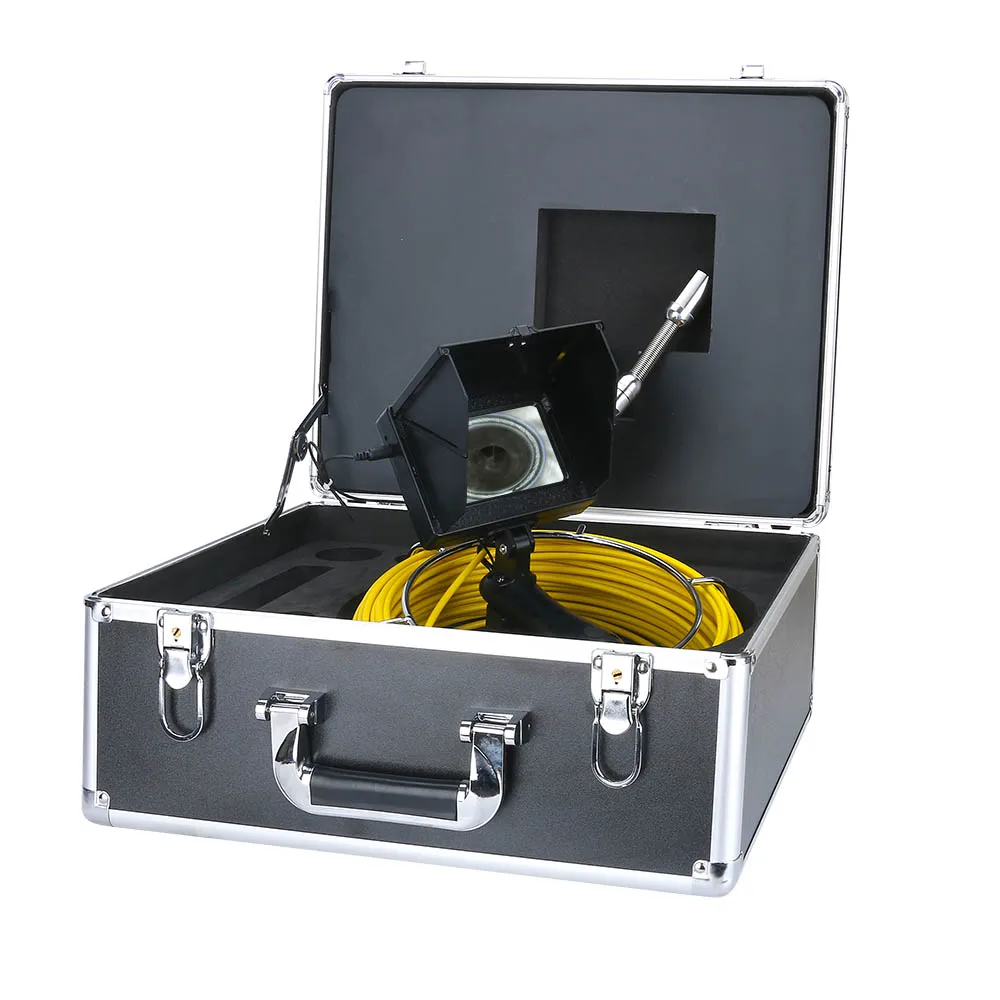 4.3 Monitor 50M Handheld Industrial Pipe Inspection Video Camera 16GB TF Card DVR IP68 Drain Sewer Pipeline Industrial Endoscope
4.3 Monitor 50M Handheld Industrial Pipe Inspection Video Camera 16GB TF Card DVR IP68 Drain Sewer Pipeline Industrial Endoscope