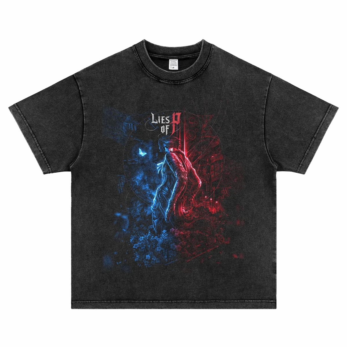 2025 Lies of P Pinocchio's Lie Soul-like Game Peripheral Short-sleeved T-shirt, American-style Heavy Washed and Aged
2025 Lies of P Pinocchio's Lie Soul-like Game Peripheral Short-sleeved T-shirt, American-style Heavy Washed and Aged
