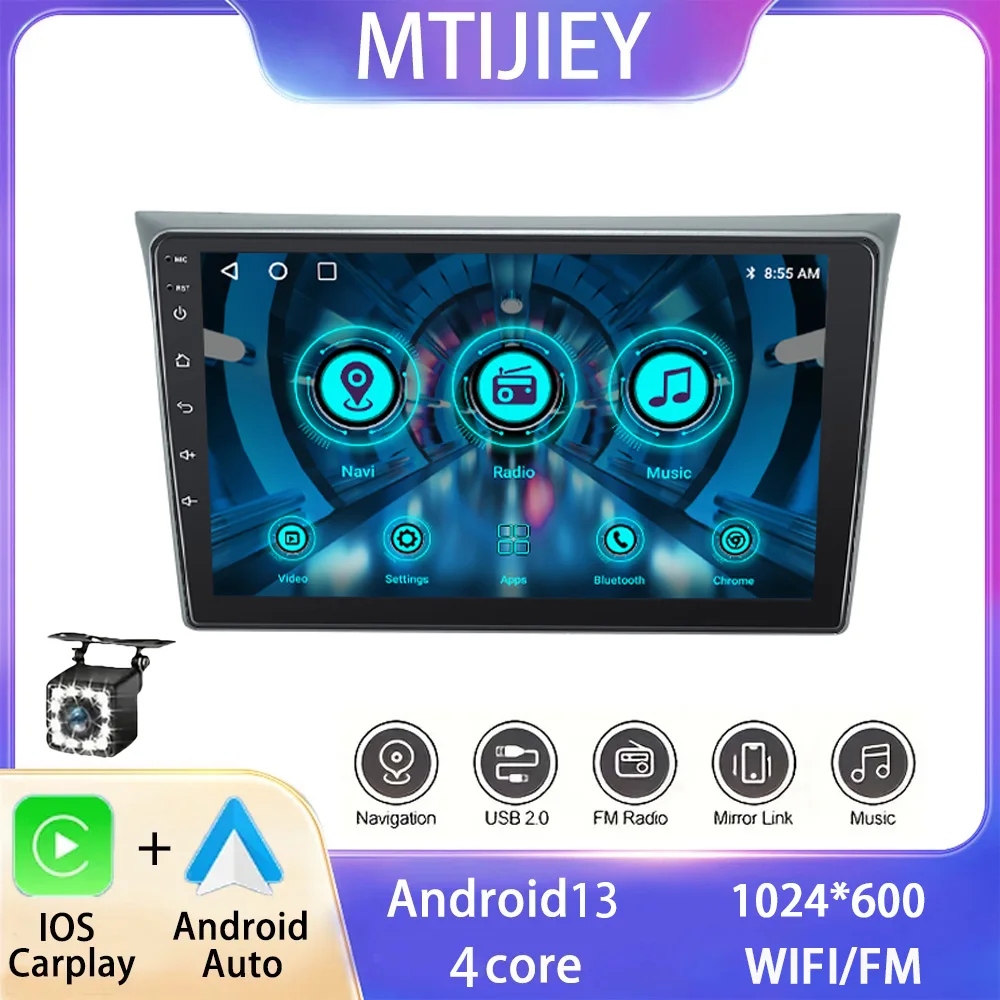 Android 13 Car Radio Multimedia Player For Subaru Forester WRX 2002 2003 2004 For Subaru Impreza 2 Din Head Unit DSP GPS
Android 13 Car Radio Multimedia Player For Subaru Forester WRX 2002 2003 2004 For Subaru Impreza 2 Din Head Unit DSP GPS