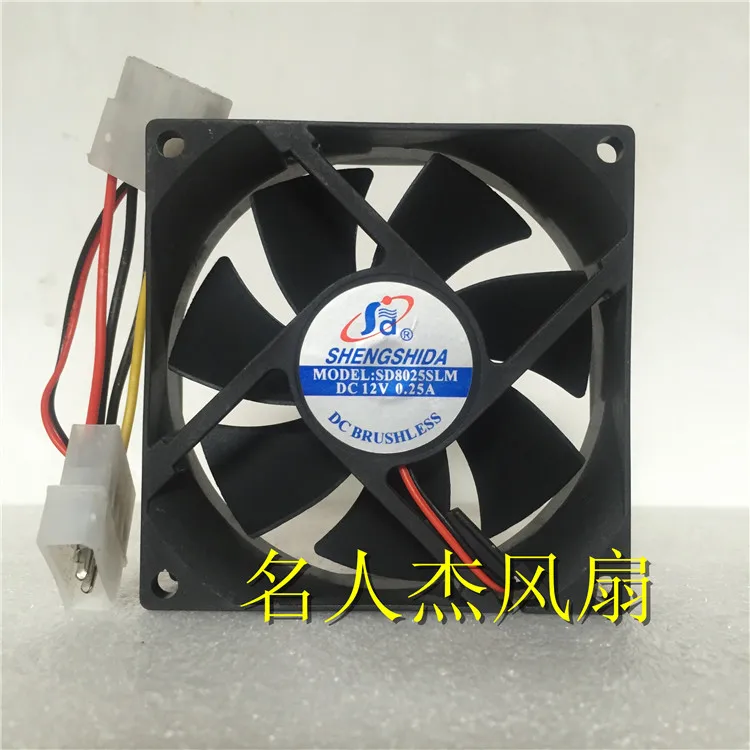 SD8025SLM DC 12 В 0,25 А 80x80x25 мм 2-проводной охлаждающий вентилятор для сервера
SD8025SLM DC 12 В 0,25 А 80x80x25 мм 2-проводной охлаждающий вентилятор для сервера