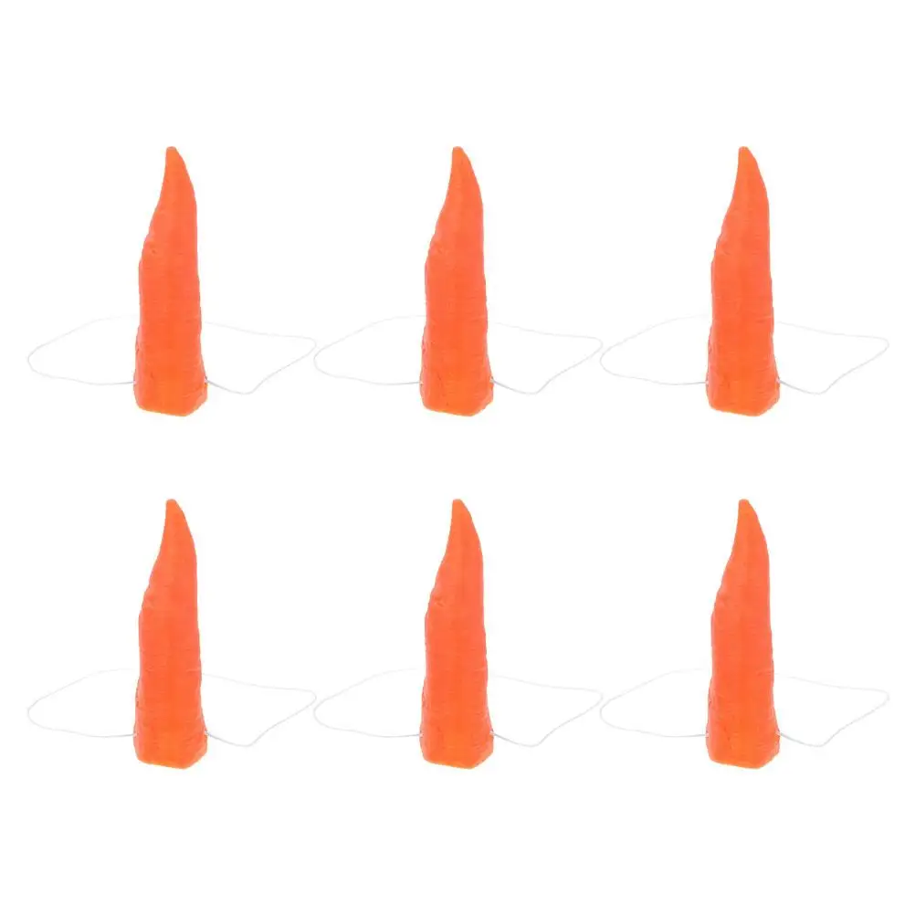 6 Pcs Carrot Nose Props Long Prosthetic Vinyl Funny Clown Pointy Nose for Party Christmas Carnival Cosplay Accessories
6 Pcs Carrot Nose Props Long Prosthetic Vinyl Funny Clown Pointy Nose for Party Christmas Carnival Cosplay Accessories