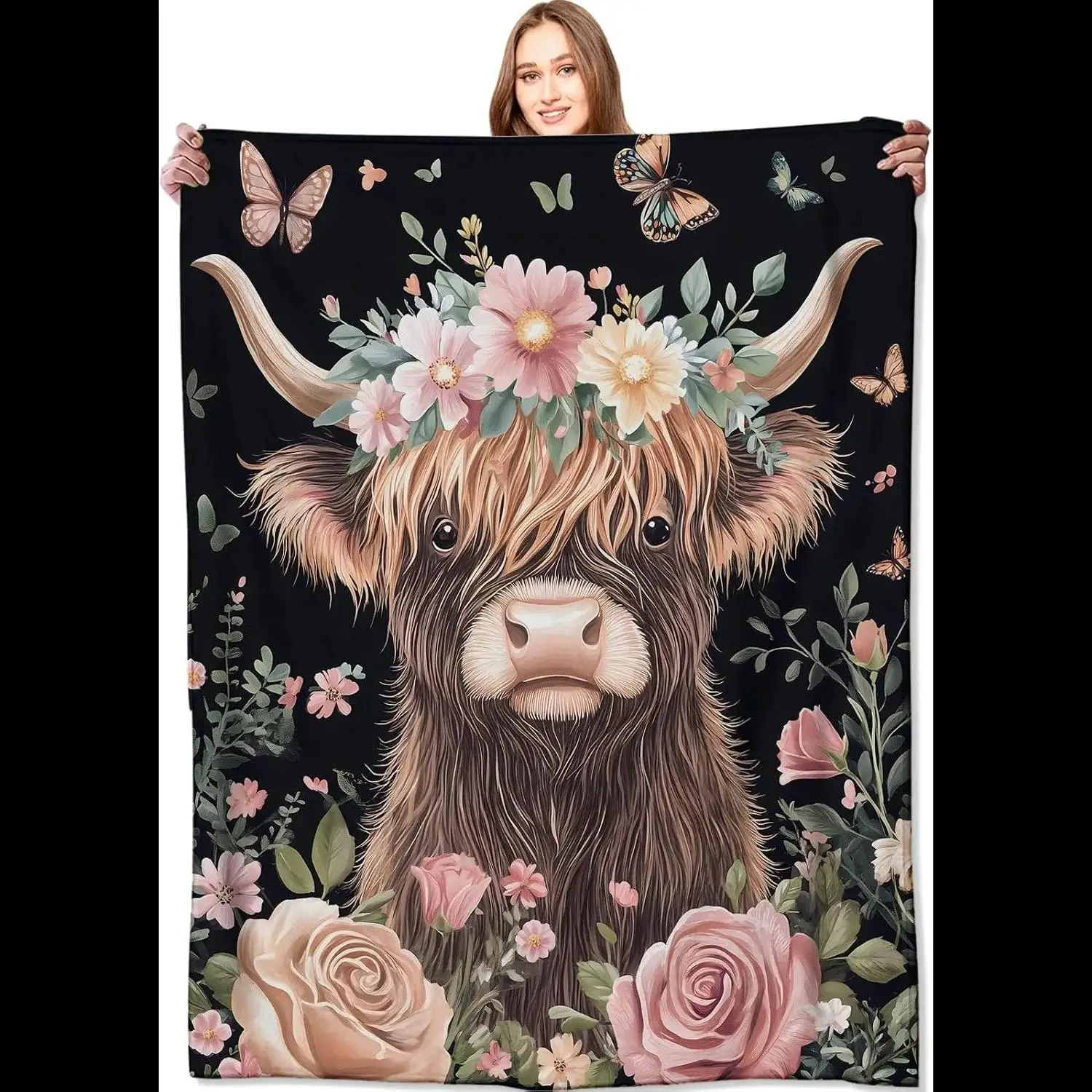 Highland Cow Throw Blanket Perfect Gift for Animal Lovers Suitable for Home Camping All Seasons
Highland Cow Throw Blanket Perfect Gift for Animal Lovers Suitable for Home Camping All Seasons