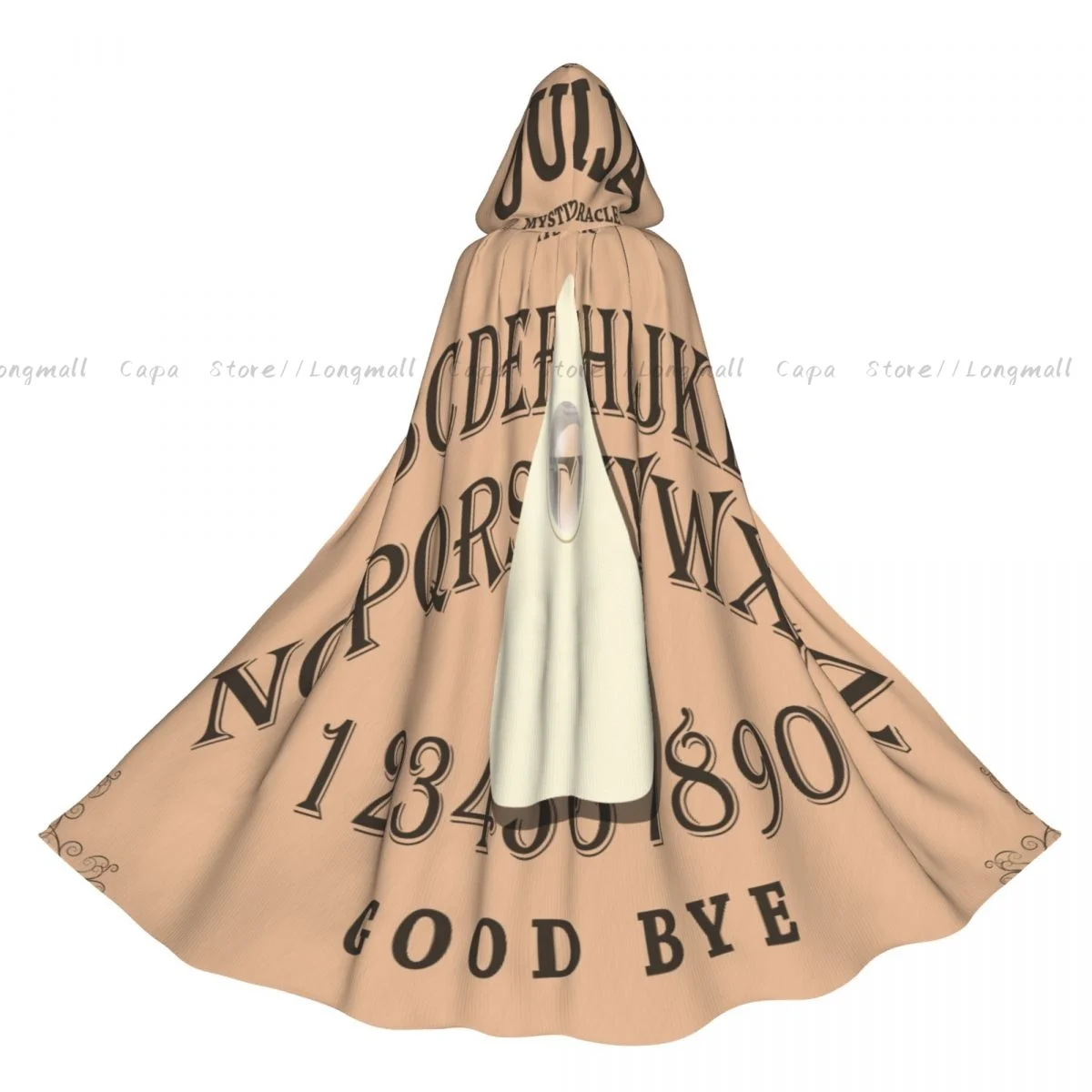 Ouija Board Cloak Hooded Cosplay Costume Halloween Adult Long Party Cape
Ouija Board Cloak Hooded Cosplay Costume Halloween Adult Long Party Cape