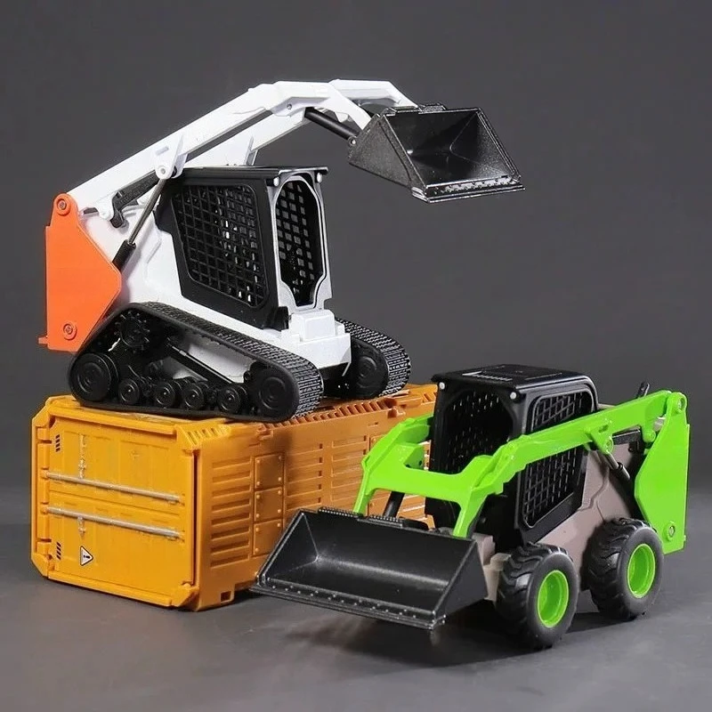 Alloy Skid Steer Engineering Vehicle Series Simulation Tracked Loader Static Model Bulldozer Toy Gift Ornament for Boys
Alloy Skid Steer Engineering Vehicle Series Simulation Tracked Loader Static Model Bulldozer Toy Gift Ornament for Boys