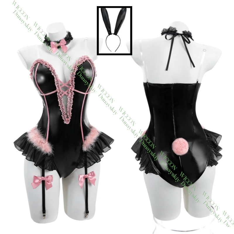 Black Bunny Costume Jumpsuit Female Role Play Outfit Mini Skirt Design Original Cos Wear For Holiday Party Cosplay Event
Black Bunny Costume Jumpsuit Female Role Play Outfit Mini Skirt Design Original Cos Wear For Holiday Party Cosplay Event