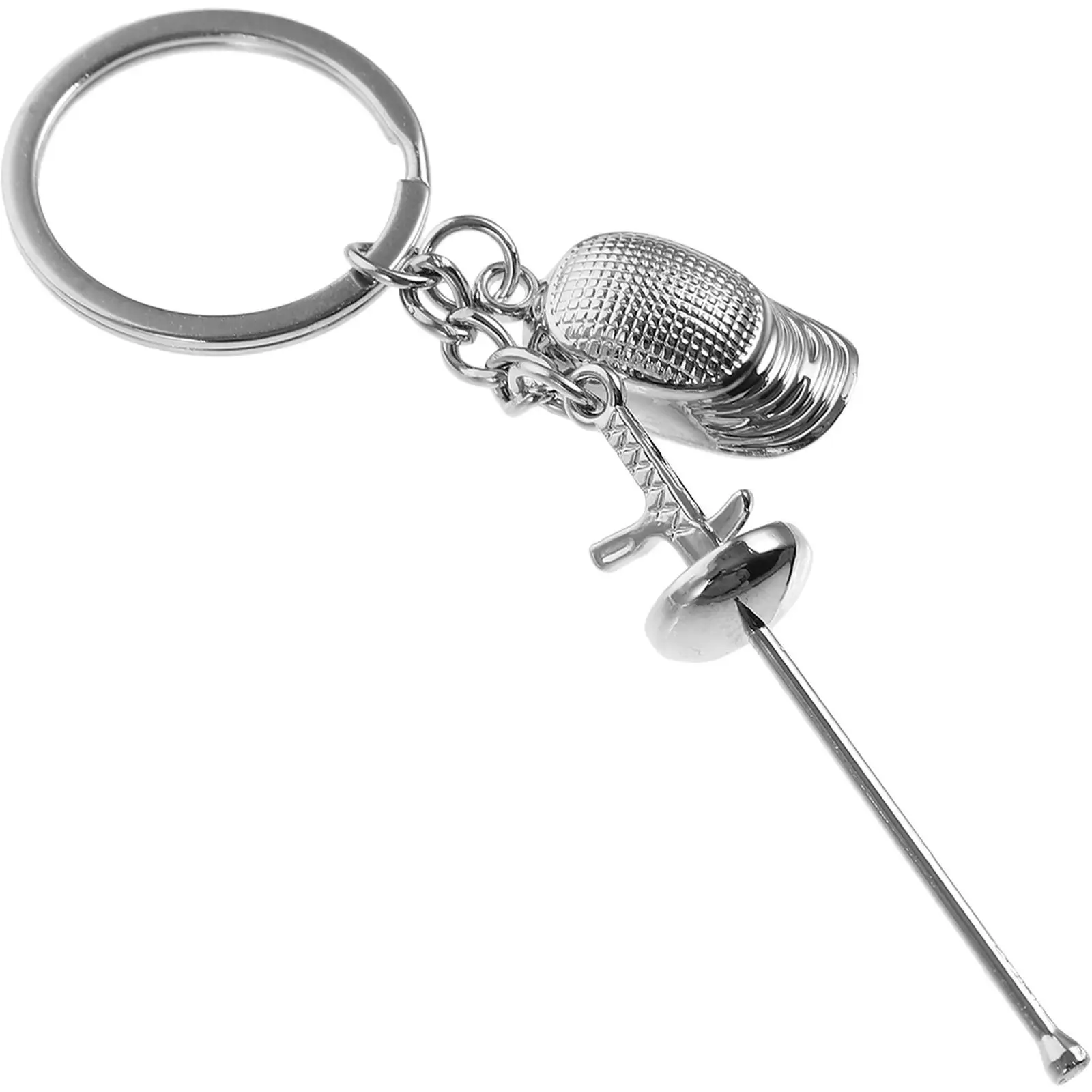 Portable Fencing Keychain Metal Small Decorative Ring Gift for Women Bag Pendant Epee Keychains Wrist Accessories
Portable Fencing Keychain Metal Small Decorative Ring Gift for Women Bag Pendant Epee Keychains Wrist Accessories
