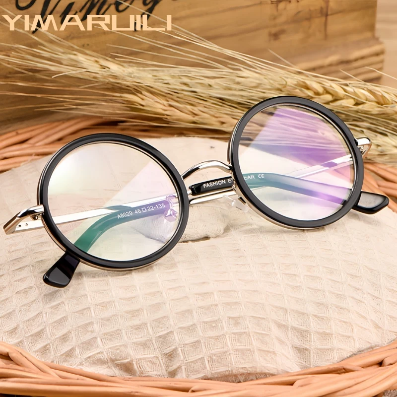 YIMARUILI New Men's and Women's Small Size Retro Round Glasses Fashion Trend Designer Style Ultra Light Eyeglasses Frame A8068
YIMARUILI New Men's and Women's Small Size Retro Round Glasses Fashion Trend Designer Style Ultra Light Eyeglasses Frame A8068