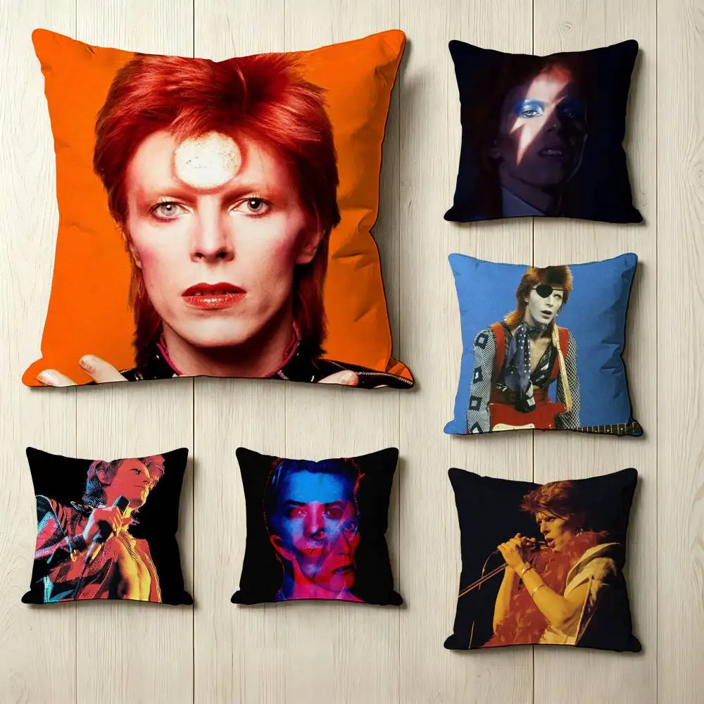Glam rock Musician D-David B-Bowie Square Double-Sided printed Pillow Case Bedroom Bedside Pillow Sofa Cushion Cover
Glam rock Musician D-David B-Bowie Square Double-Sided printed Pillow Case Bedroom Bedside Pillow Sofa Cushion Cover
