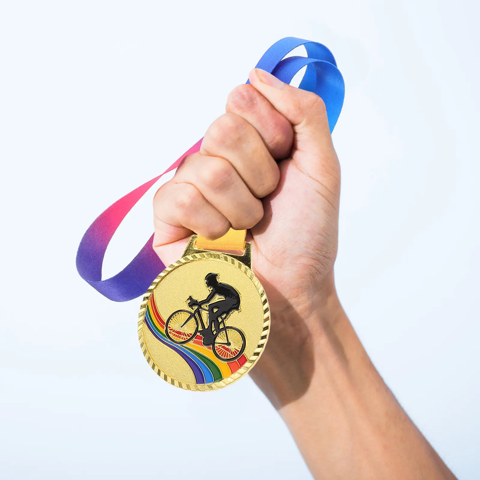 Медаль чемпионата по велоспорту из цинкового сплава, элегантная, с золотым покрытием, для велогонок и спортивных мероприятий
Медаль чемпионата по велоспорту из цинкового сплава, элегантная, с золотым покрытием, для велогонок и спортивных мероприятий