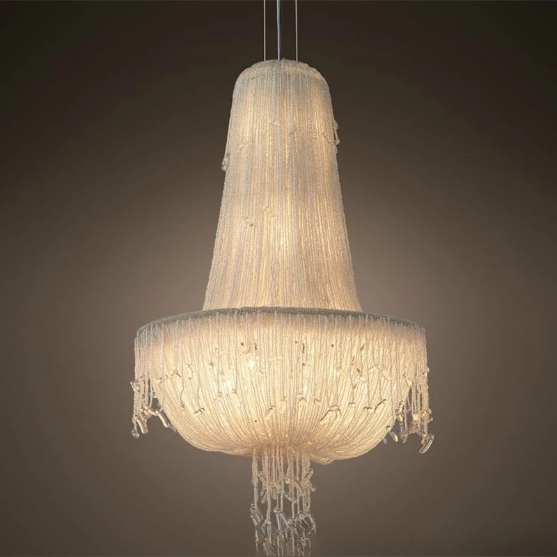 Modern simple crystal living room dining room villa chandelier bedroom export jellyfish European RH new model room chandelier
Modern simple crystal living room dining room villa chandelier bedroom export jellyfish European RH new model room chandelier